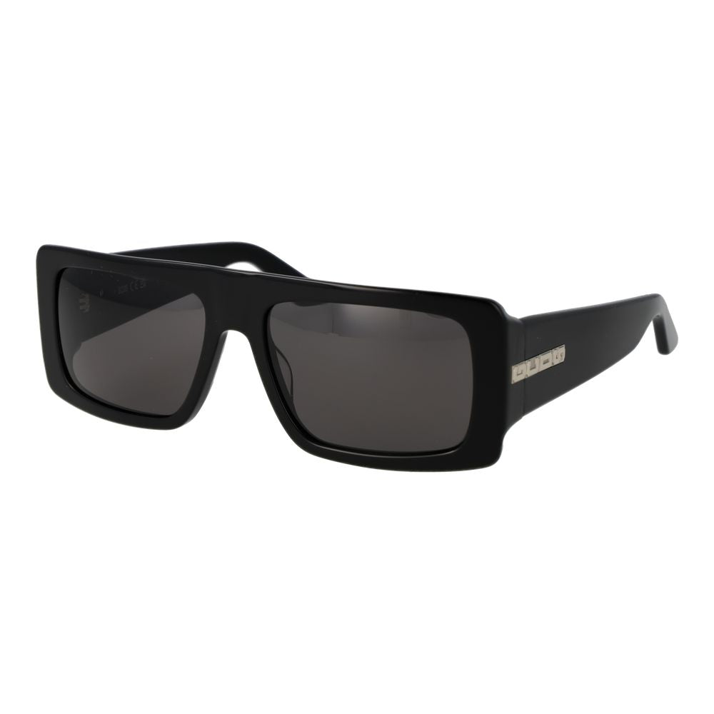 GCDS Schwarze Sonnenbrille aus Acetat