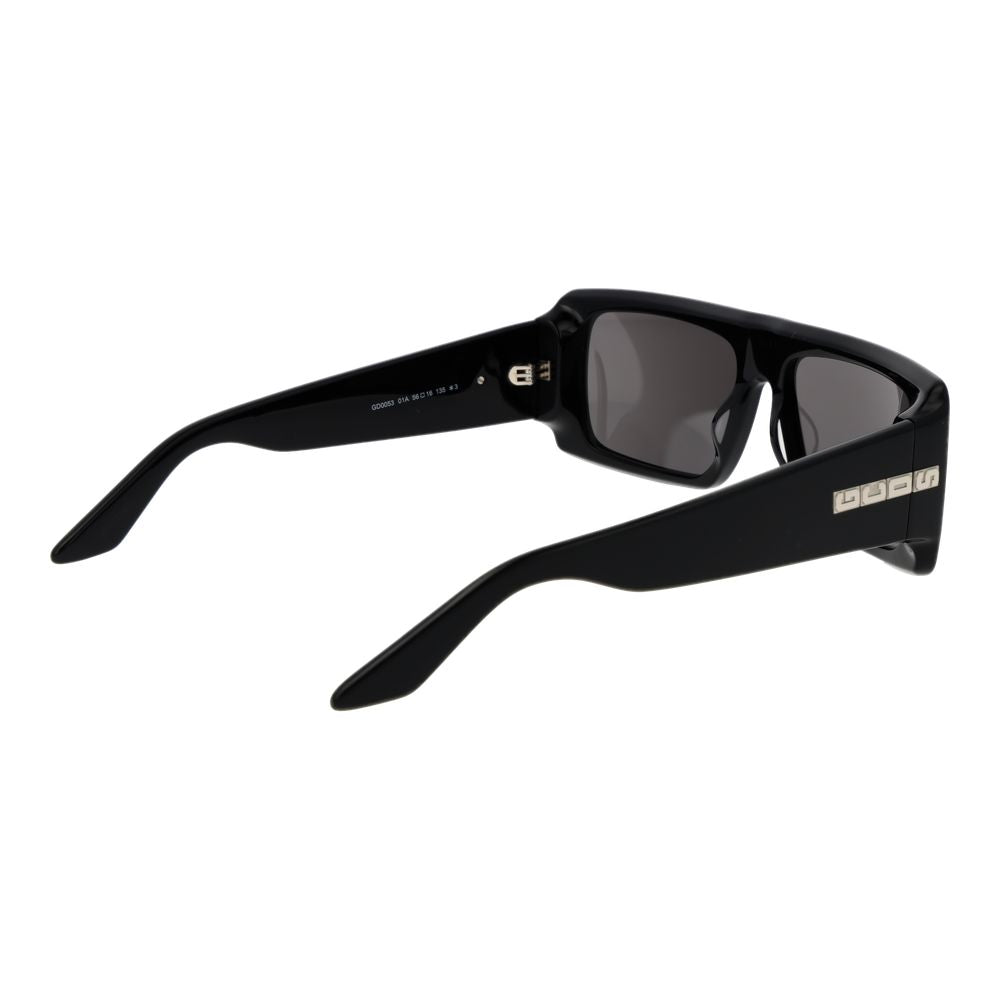 GCDS Schwarze Sonnenbrille aus Acetat
