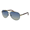Timberland Blaue Sonnenbrille aus Metall