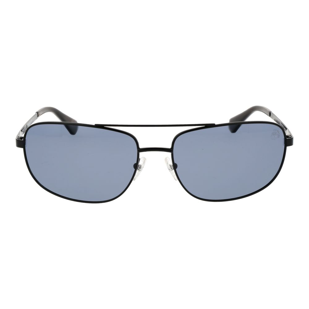 Timberland Schwarze Sonnenbrille aus Metall