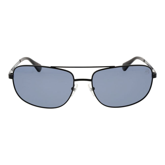 Timberland Schwarze Sonnenbrille aus Metall