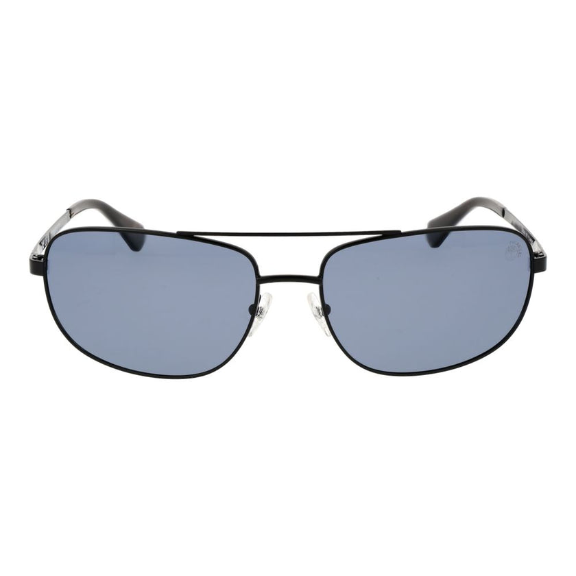 Timberland Schwarze Sonnenbrille aus Metall