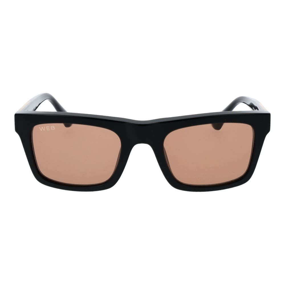 Web Schwarze Sonnenbrille aus Acetat