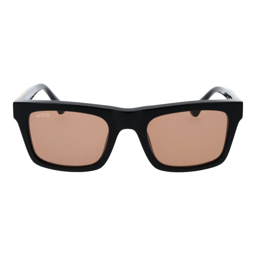 Web Schwarze Sonnenbrille aus Acetat