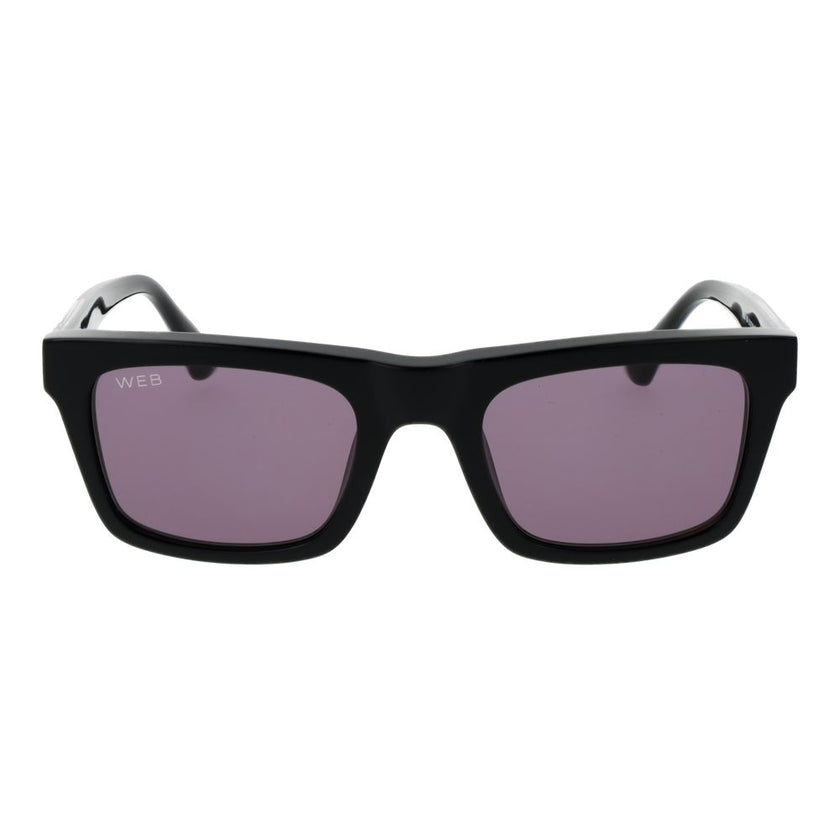 Web Schwarze Sonnenbrille aus Acetat