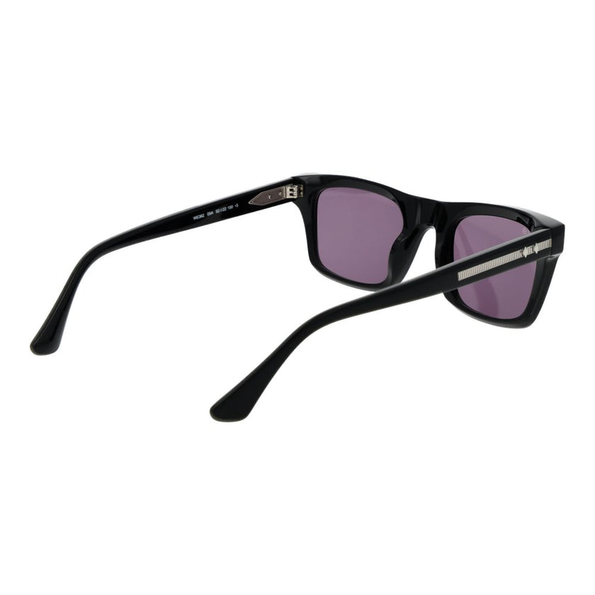 Web Schwarze Sonnenbrille aus Acetat