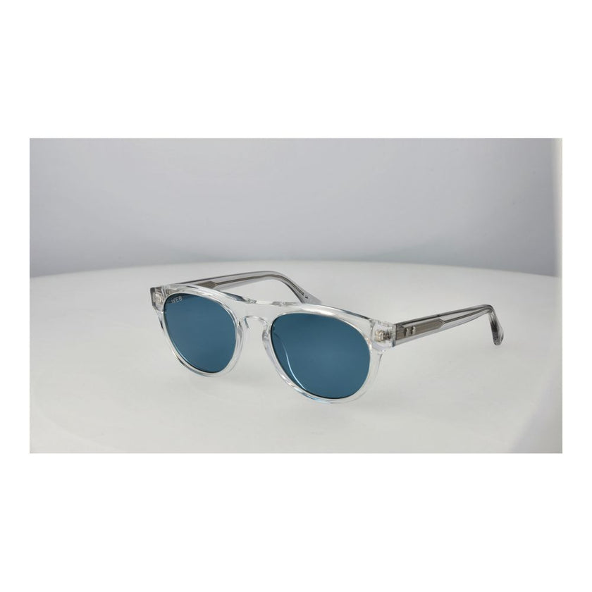 Web Sonnenbrille aus transparentem Acetat