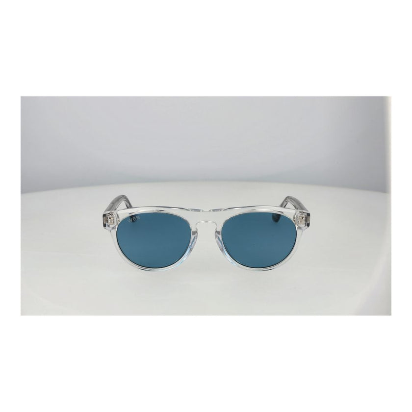 Web Sonnenbrille aus transparentem Acetat