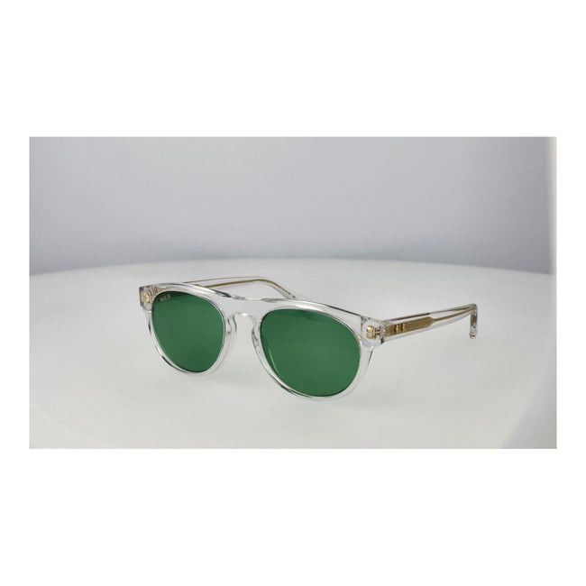 Web Sonnenbrille aus transparentem Acetat