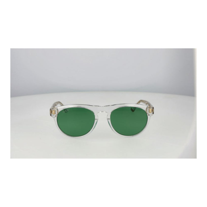 Web Sonnenbrille aus transparentem Acetat