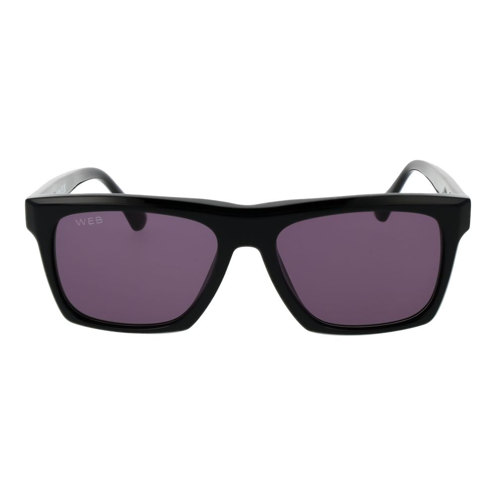 Web Schwarze Sonnenbrille aus Acetat