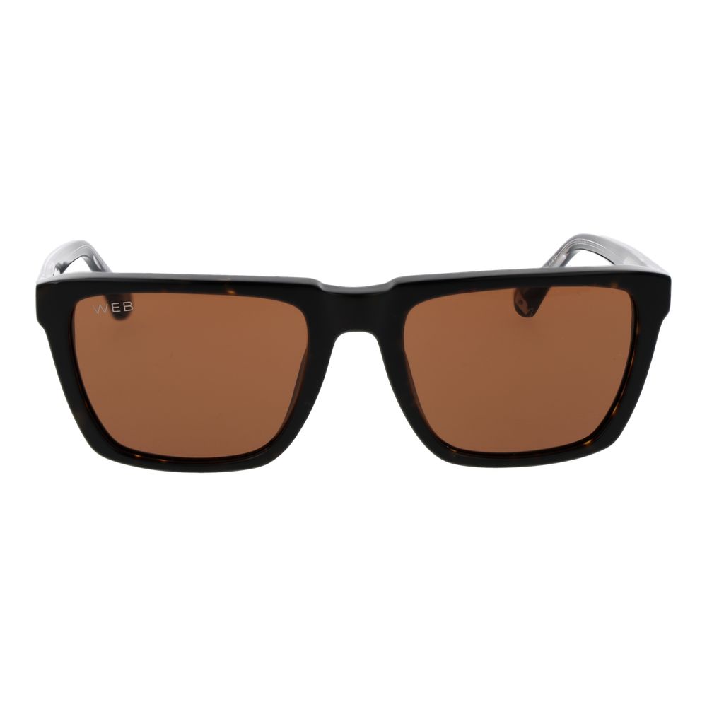 Web Schwarze Sonnenbrille aus Acetat