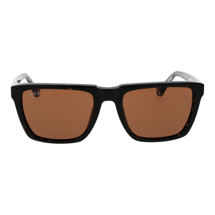 Web Schwarze Sonnenbrille aus Acetat