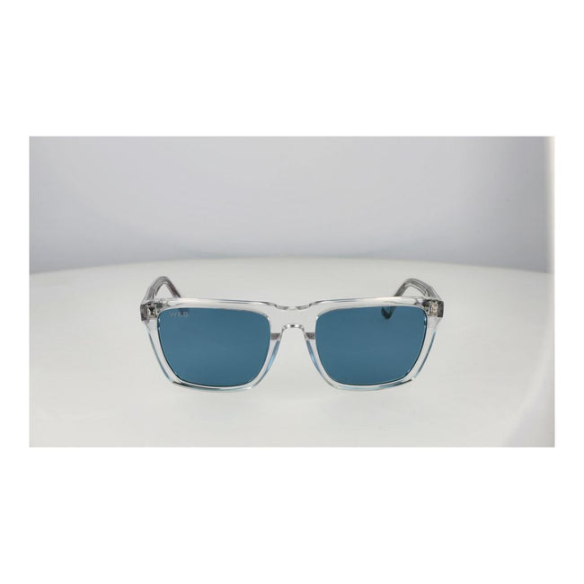 Web Sonnenbrille aus transparentem Acetat