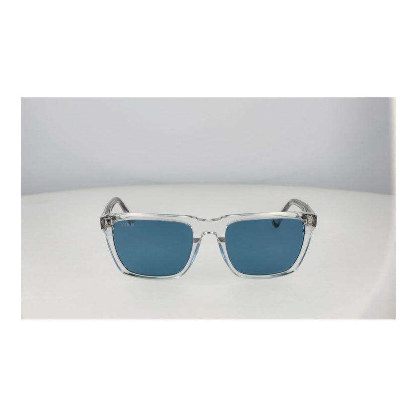 Web Sonnenbrille aus transparentem Acetat