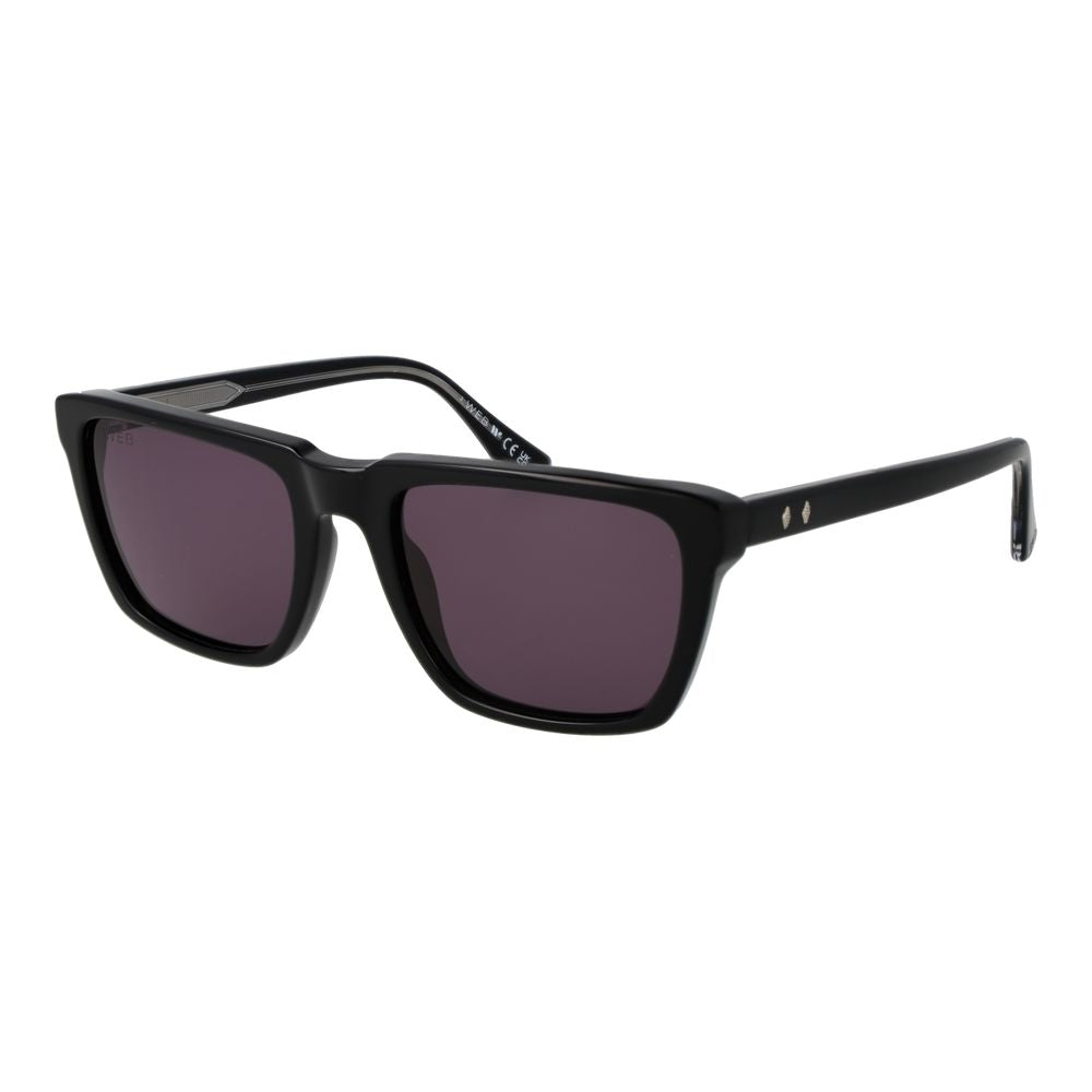 Web Schwarze Sonnenbrille aus Acetat