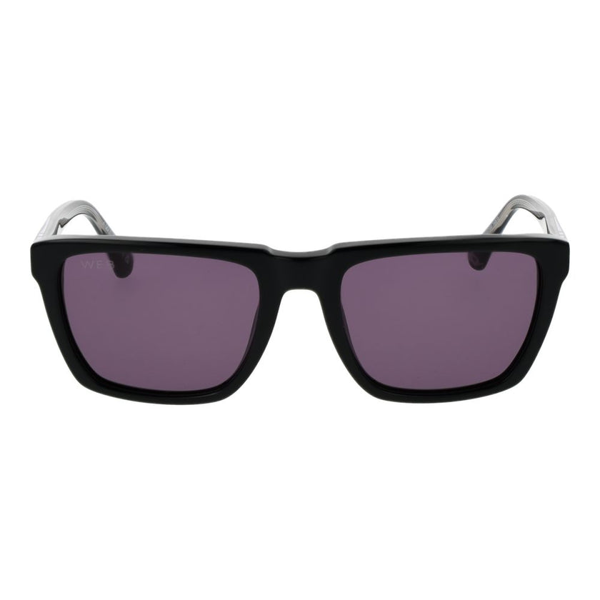 Web Schwarze Sonnenbrille aus Acetat