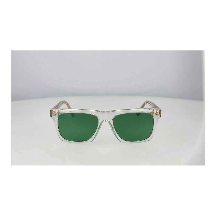 Web Sonnenbrille aus transparentem Acetat