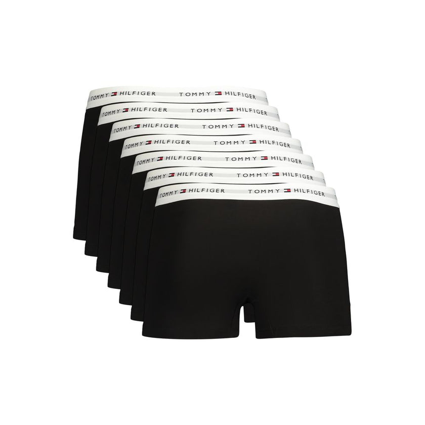Tommy Hilfiger Schwarze Herren-Boxershorts aus Baumwolle