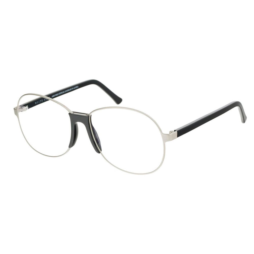 Andy Wolf Brille aus silbernem Metall (Fassung)