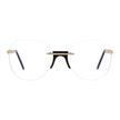Andy Wolf Mehrfarbige Metallbrille (Gestell)