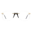 Andy Wolf Mehrfarbige Brille (Fassung) aus Metall & Kunststoff