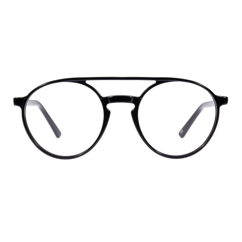 Andy Wolf Schwarze Brille aus Acetat (Gestell)