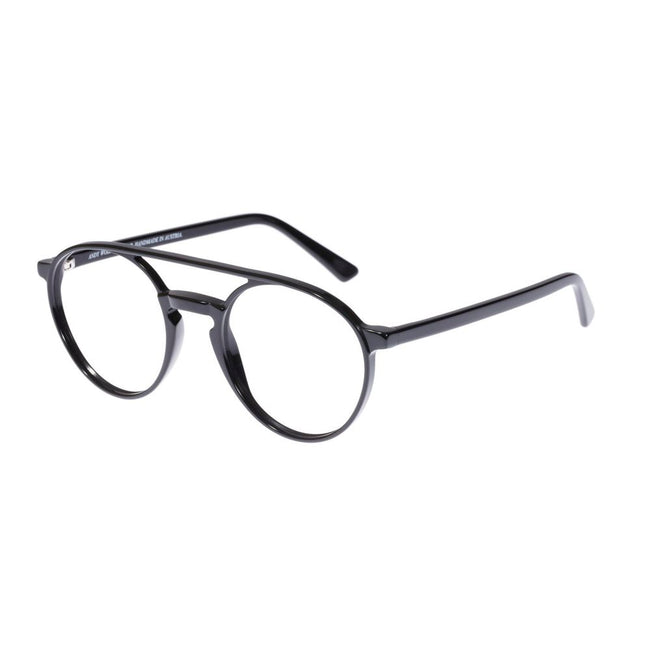 Andy Wolf Schwarze Brille aus Acetat (Gestell)