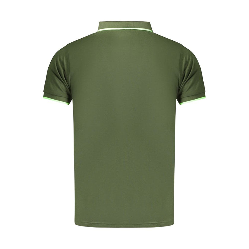 Lotto Grünes Poloshirt für Herren aus Polyester
