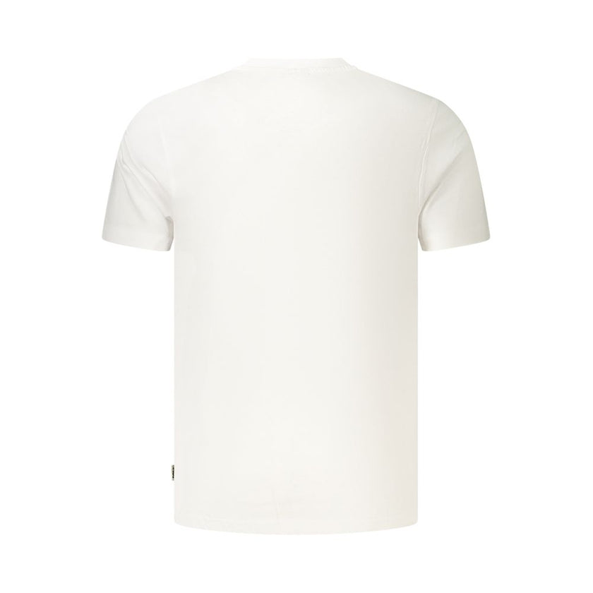 Fila Weißes Herren-T-Shirt aus Baumwolle