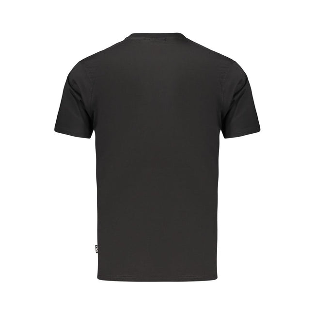 Fila Schwarzes Baumwoll-T-Shirt für Herren