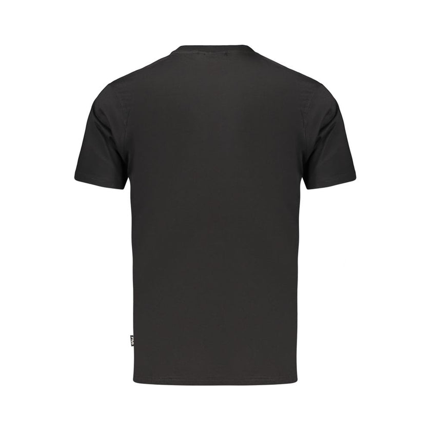 Fila Schwarzes Baumwoll-T-Shirt für Herren