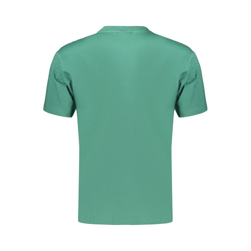Fila Grünes Baumwoll-T-Shirt für Herren
