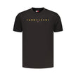 Tommy Hilfiger Schwarzes Baumwoll-T-Shirt für Herren