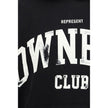 Represent Schwarzer Baumwoll-Sweatshirt