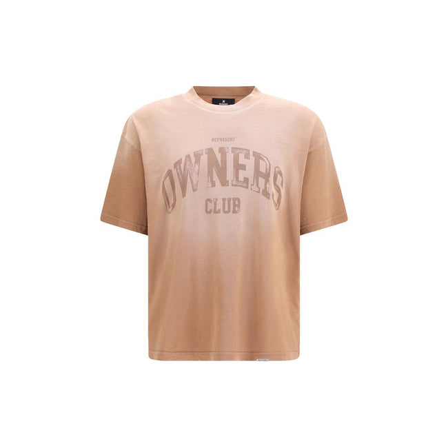 Depict Brown cotton t-shirt