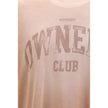 Represent Braunes Baumwoll-T-Shirt