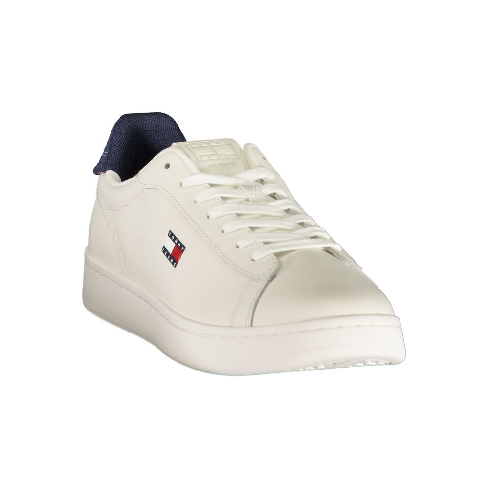 Tommy Hilfiger Men's Trainers in White Polyurethane