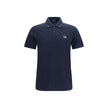 Fred Perry Blaues Baumwoll-Polohemd