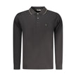Coveri Moving Schwarzes Herren-Poloshirt aus Baumwolle