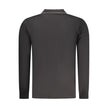 Coveri Moving Schwarzes Herren-Poloshirt aus Baumwolle