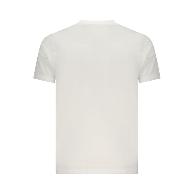 Coveri Moving Weißes Herren-T-Shirt aus Baumwolle