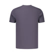 Coveri Moving Blaues Baumwoll-T-Shirt für Herren