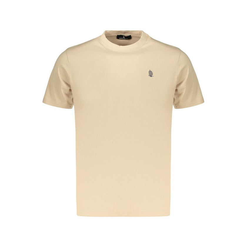 Marina Yachting Beige Baumwoll-T-Shirt für Herren