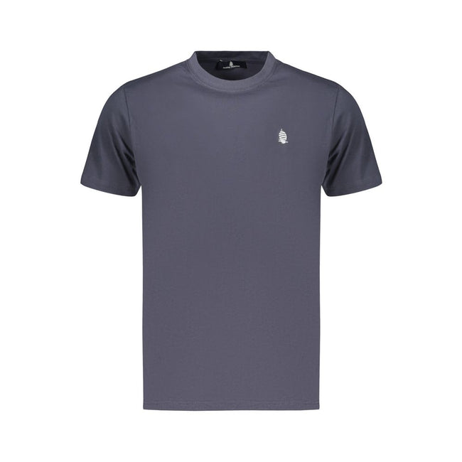 Marina Yachting Blaues Baumwoll-T-Shirt für Herren