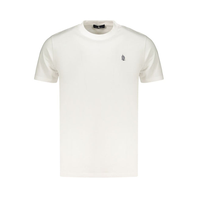 Marina Yachting Weißes Herren-T-Shirt aus Baumwolle