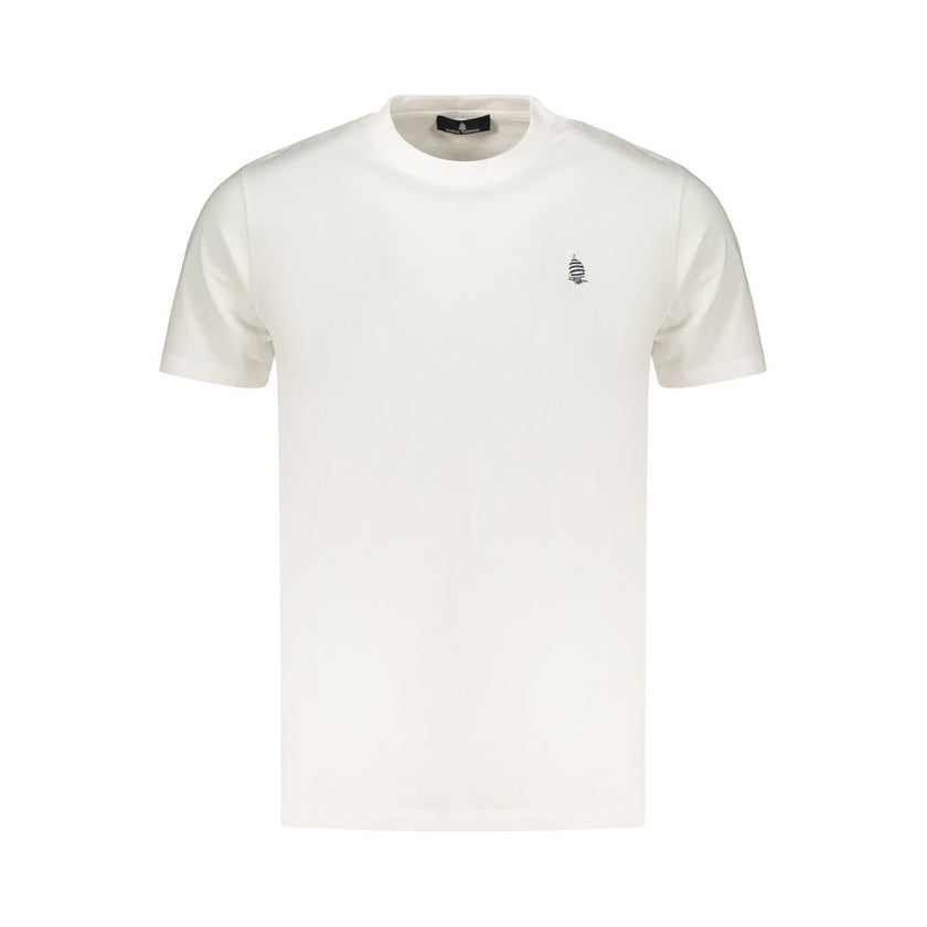 Marina Yachting Weißes Herren-T-Shirt aus Baumwolle