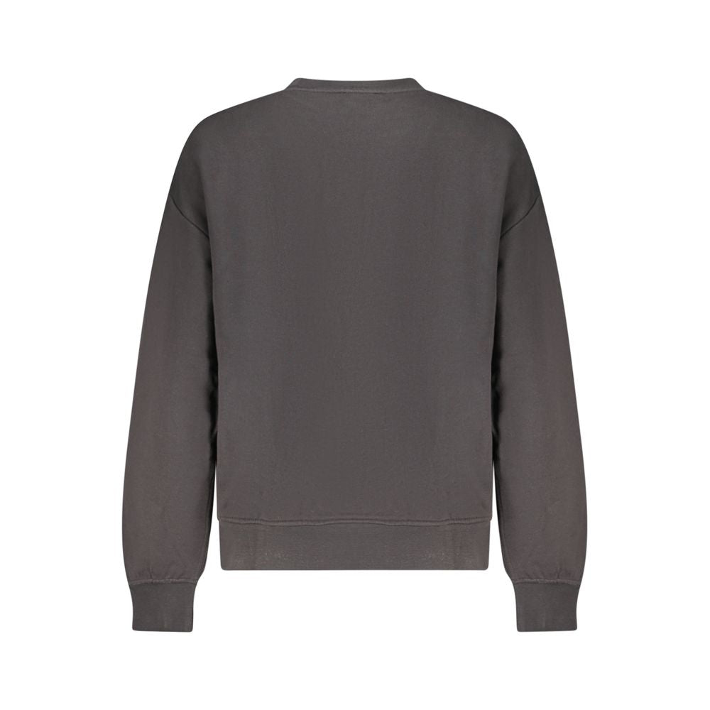 Calvin Klein Schwarzer Baumwoll-Sweatshirt für Damen
