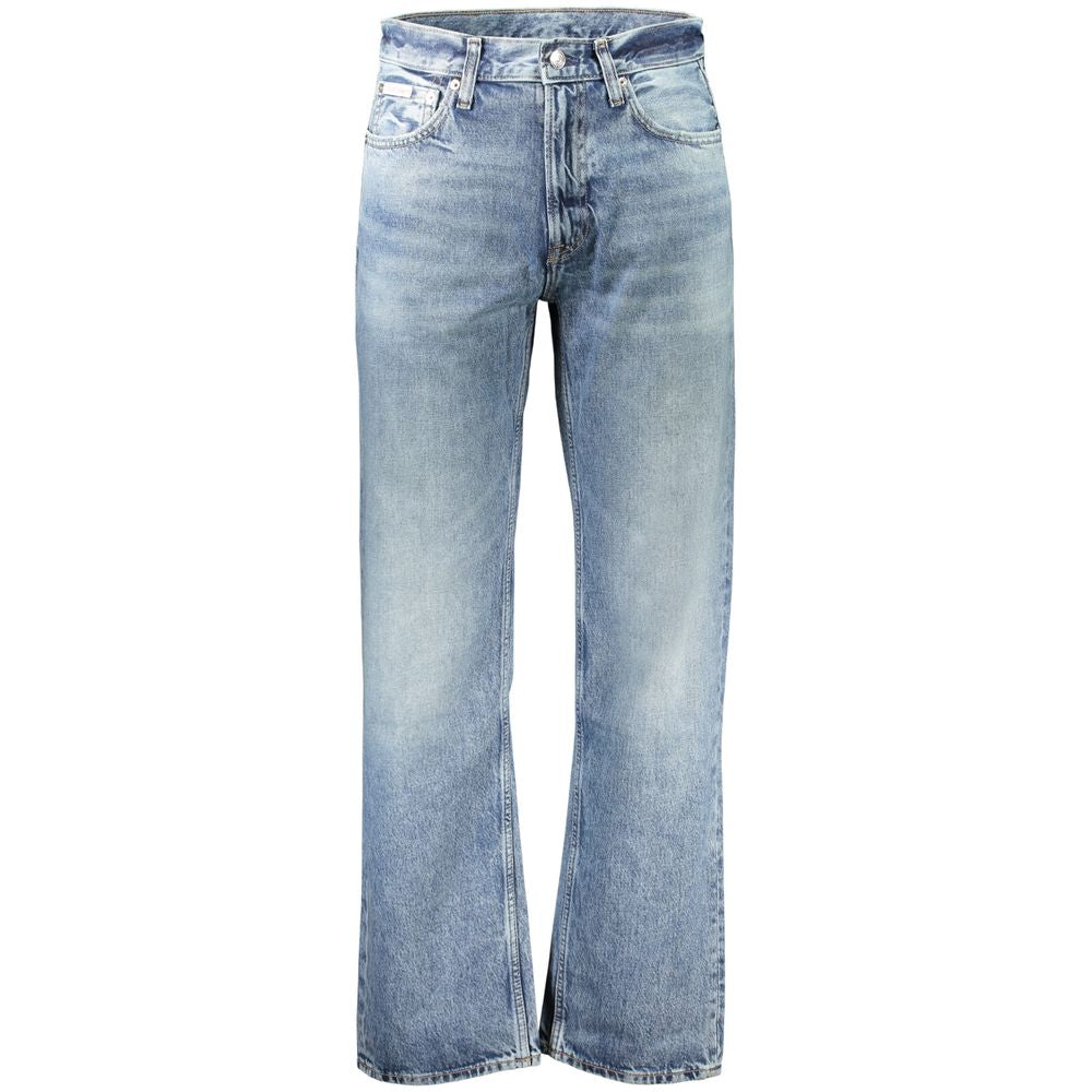 Calvin Klein Men's Blue Cotton Jeans