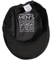 Dolce & Gabbana Herren Schwarze Baumwolle Stretch Newsboy Mütze Capello Hut